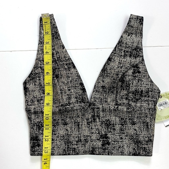 ALYTHEA Corset top In Metallic Gold Black New with Tag - Picture 8 of 8